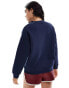 Levi's Salinas varsity chenille logo relaxed fit sweatshirt in navy