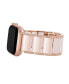 Фото #2 товара Women's Blush Ceramic and Crystals Bracelet Compatible with 38/40/41mm Apple Watch