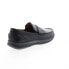 Фото #8 товара Florsheim Central Penny Mens Black Leather Loafers & Slip Ons Penny Shoes