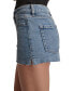 Фото #4 товара Women's Mid-Rise Split-Side Denim Shorts