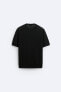 KNIT COTTON - SILK T-SHIRT