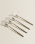 Фото #7 товара Set of shiny steel forks