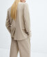 Фото #2 товара Women's Buttons Detail Suit Blazer