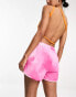 Фото #2 товара adidas Originals runner woven shorts in clear pink