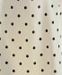 Juniors' Polka Dot Lace-Trim Satin Maxi Dress