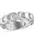 ფოტო #2 პროდუქტის Men's Link Ring in Sterling Silver