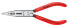 KNIPEX 13 01 160 - Needle-nose pliers - Chromium-vanadium steel - Plastic - Red - 16 cm - 112 g