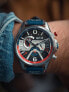 Фото #6 товара AVI-8 AV-4056-09 Mens Watch Hawker Harrier Dual Retrograde Chronograph 44mm 5ATM