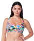 Фото #1 товара Bleu Rod Beattie 300602 Shirred Bandeau Bikini Top Size 34D