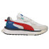 Фото #1 товара Puma Wild Rider Layers Lace Up Mens White Sneakers Casual Shoes 38069701