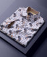 ფოტო #4 პროდუქტის Men's Paisley Four-Way Stretch Button Down Slim Fit Shirt