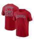 Фото #2 товара Men's Bo Jackson Red California Angels Cooperstown Collection Name and Number T-shirt