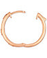 ფოტო #4 პროდუქტის Anywear Everywear® Nude Diamond Small Hoop Earrings (1/6 ct. t.w.) in 14k Gold, 0.82" (Also Available in Rose Gold or White Gold)