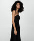 ფოტო #2 პროდუქტის Women's Bow Detail Pleated Dress