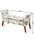 51.25" Print Canvas Garbo Storage Bench