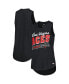 ფოტო #1 პროდუქტის Women's Heather Black Distressed Las Vegas Aces Janie Tri-Blend Scoop Neck Tank Top