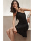 Фото #6 товара Women's Jacquard Fringe-Trim Dress