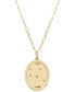 ფოტო #4 პროდუქტის Diamond Virgo Constellation 18" Pendant Necklace (1/20 ct. tw) in 10k Yellow Gold, Created for Macy's