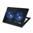 Фото #2 товара Подставка для ноутбука VAKOSS LF-2463 - 43,2 см (17") - 2 шт. - 13 см - черная - USB - USB