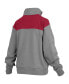 Women's Gray Alabama Crimson Tide Avon Fleece Quarter-Zip Jacket