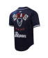 Фото #2 товара Рубашка с пуговицами Pro Standard мужская Нэви Howard Bison Homecoming из сетки