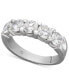 Фото #1 товара Certified Five Diamond Station Band Ring in 14k White Gold (2 ct. t.w.)