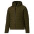 Puma Seasons Down Full Zip Jacket Womens Green Casual Athletic Outerwear 5225806