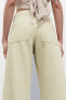 Z1975 high-waist culotte jeans with visible buttons