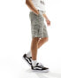 Фото #10 товара ASOS DESIGN skater fit cargo shorts in textured check print