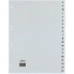 Rexel PP Dividers, grey, alphabetica, Alphabetic tab index, Polypropylene (PP), Gray, A4, Germany, 226 mm