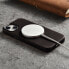 Фото #15 товара Чехол для iPhone 14 Plus ICARER из натуральной кожи Oil Wax Premium Leather Case дарк-браун