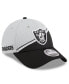 ფოტო #1 პროდუქტის Men's Gray, Black Las Vegas Raiders 2023 Sideline 9FORTY Adjustable Hat