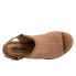 Фото #8 товара Softwalk Novara S2314-223 Womens Brown Leather Zipper Heeled Sandals Boots