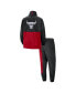 Фото #2 товара Men's Black Chicago Bulls 2023/24 City Edition Courtside Starting Five Full-Zip Jacket and Pants Set