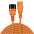Фото #3 товара Lindy 1m C14 to C13 Extension Cable - orange - 1 m - C14 coupler - C13 coupler