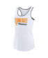 Women's Ash Tennessee Volunteers Fuel Racerback Tank Top Ash, Heather Gray, 2XL - фото #2