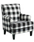 Фото #1 товара Saladin Arm Chair, Checkered Pattern