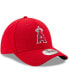 ფოტო #3 პროდუქტის Men's Red Los Angeles Angels Game Team Classic 39Thirty Flex Hat