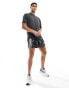 adidas Running Own The Run shorts in black print