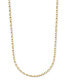 Фото #1 товара Elongated Box Link 20" Chain Necklace (3mm) in 14k Gold