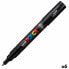 Фото #1 товара Ручка фломастерная POSCA PC-1M Чёрная 0,7 мм (6 штук)