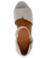 ფოტო #4 პროდუქტის Women's Vera Cork Wrapped Wedge Sandals