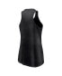 ფოტო #2 პროდუქტის Women's Black San Francisco Giants Simplicity Swing Racerback Scoop Neck Tank Top