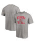 Фото #1 товара Men's Heathered Gray Nebraska Huskers First Sprint Team T-shirt