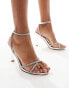 Фото #2 товара Simmi London Yeta barely there embellished sandals in silver