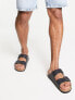 Birkenstock Arizona sandals in black Oiled Leather