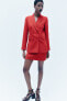 Фото #1 товара Короткая юбка с высокой посадкой — zw collection ZARA