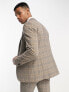 Фото #3 товара Selected Homme slim fit suit jacket in beige check