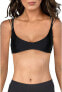 Фото #1 товара Volcom 284846 Simply Solid V Neck Bikini Top, Black, Size MD