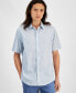 Фото #1 товара Men's Mar Foulard Refined Woven Shirt, Created for Macy's